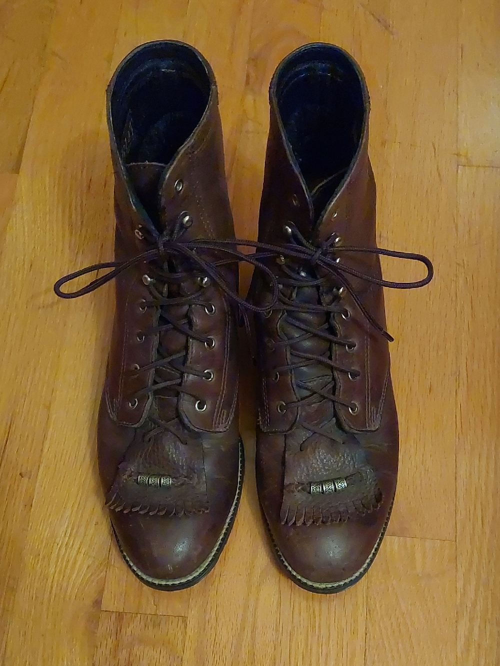 Bundle Ariat Heritage Lacer Boots & Waterproof Sperry & Hisea Rain Boots 8 - Picture 2 of 16